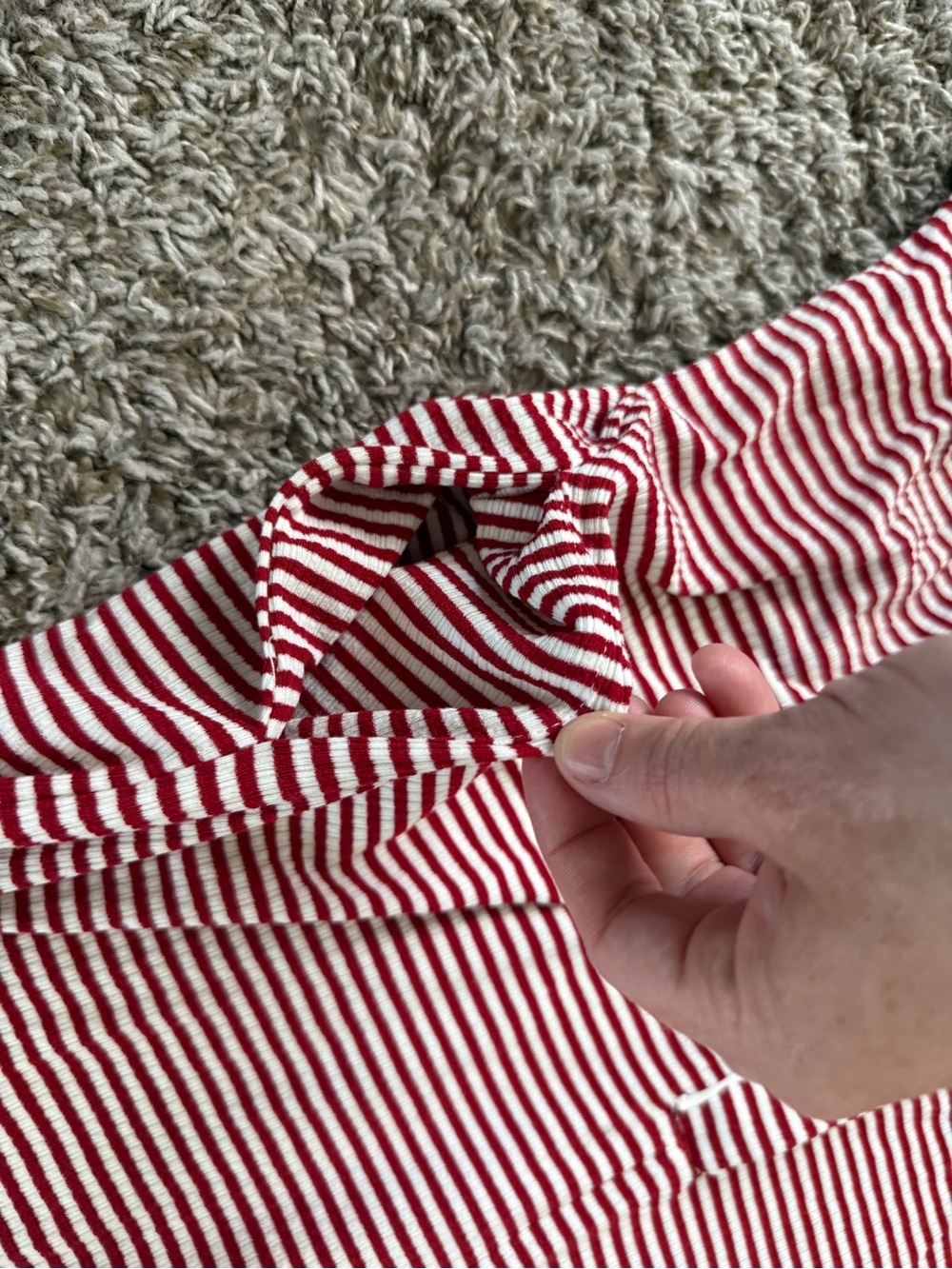 Striped onesie pajamas - Picture 5 of 11